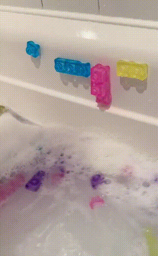 AquaBrick™ fröcskölős játék a fürdőkádban